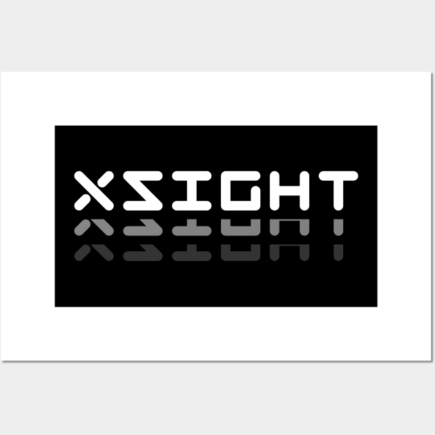 Xsight Ghost Text Wall Art by XSIGHT Apparel